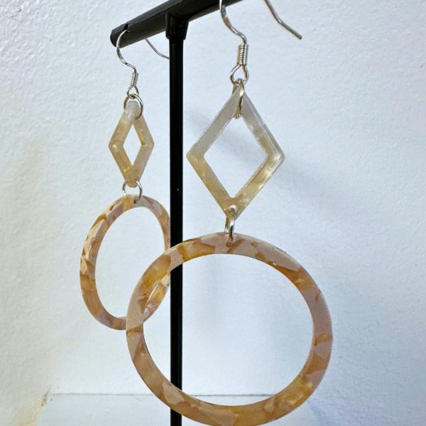 Geo Pop Statement Earrings - Image 4