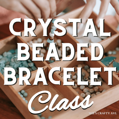 crystal beaded bracelet class