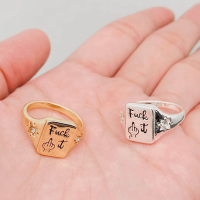 "F*ck It" Square Ring 4 "F*ck It" Square Ring - Image 4