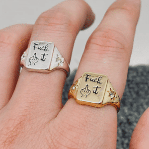 "F*ck It" Square Ring