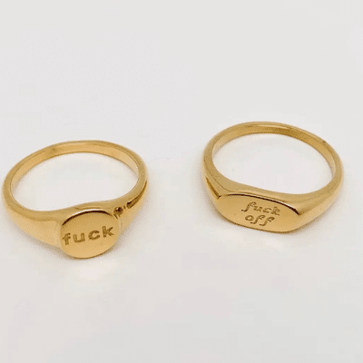 “F*ck” or “F*ck Off” Rings 5 “F*ck” or “F*ck Off” Rings - Image 5