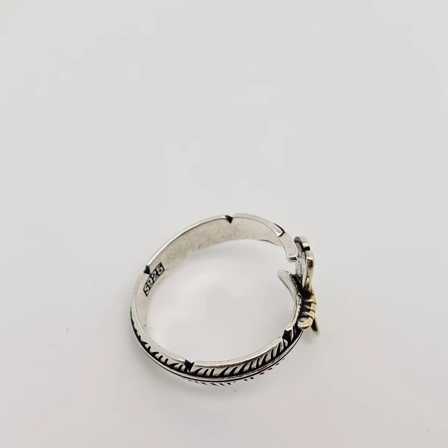 Feather & Dragonfly Ring | Cottagecore Nature Jewelry 3 Feather & Dragonfly Ring | Cottagecore Nature Jewelry - Image 3